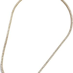 BaubleBar 18K Gold Vermeil Bennett Classic Tennis Necklace